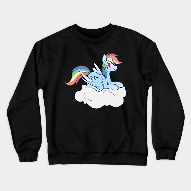 Rainbow Dash Crewneck Sweatshirt by InfiniteArtist